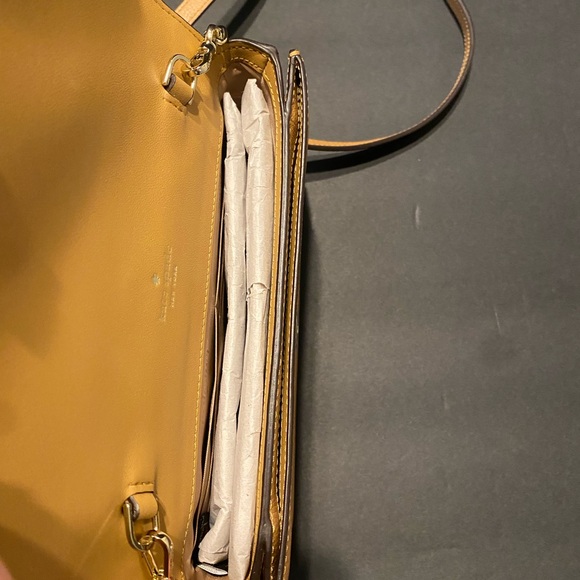 Kate Spade Kristi Flap Tan Crossbody Bag - Picture 4 of 13